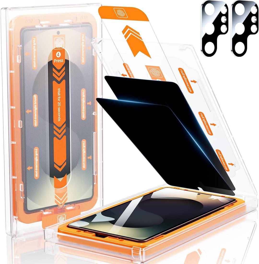 Privacy Glass for Galaxy S25 Ultra — 2-Pack
