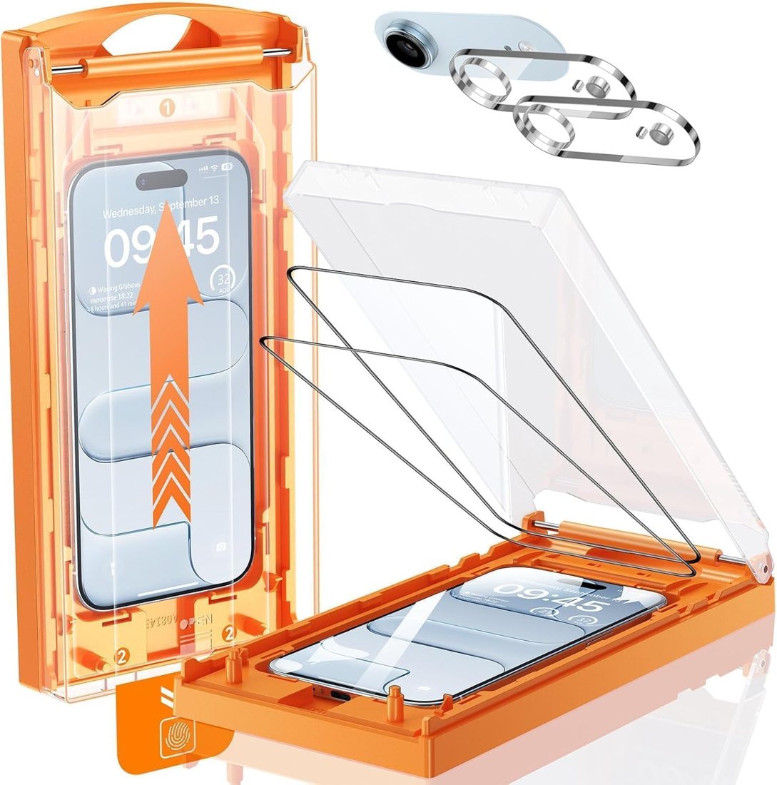 TOP 9H+ Glass + Lens Cover for iPhone Air — 2+2